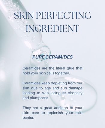 Skin Perfecting Serum with Ceramides, Hyaluronic Acid, and Niacinamide for Dry &amp; Aged Skin